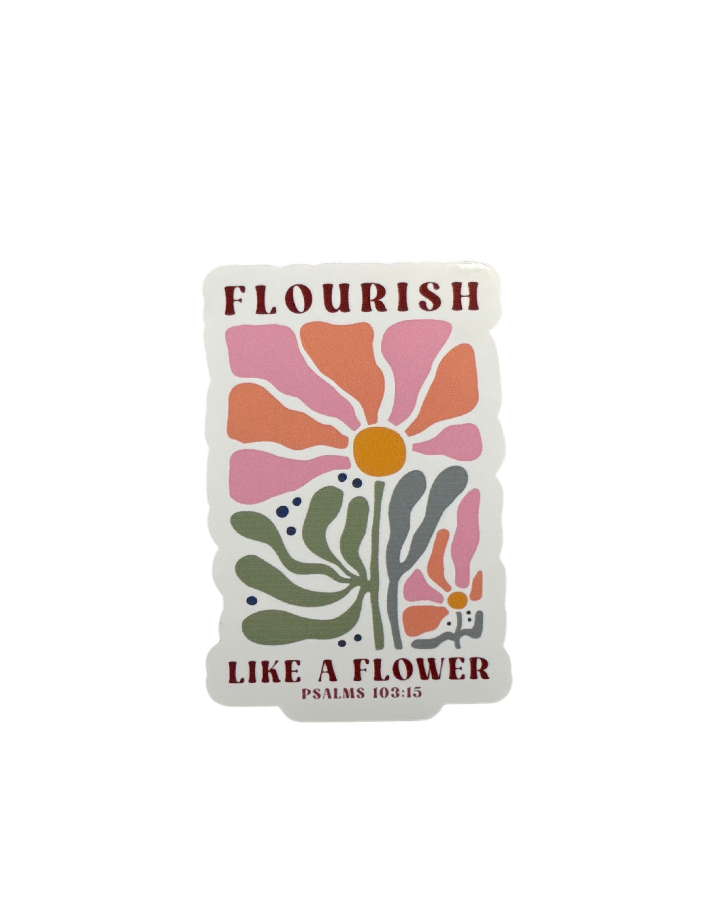 Flourish Like A Flower Vinyl Sticker Bundle (2 Pack)