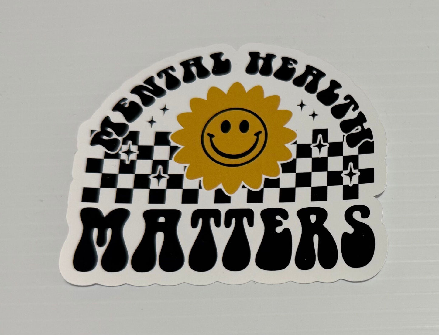 3" Mental Health Matters Vinyl Sticker (Pack of 2)