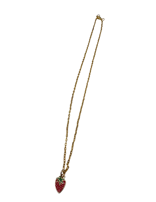 Strawberry Gold Necklace