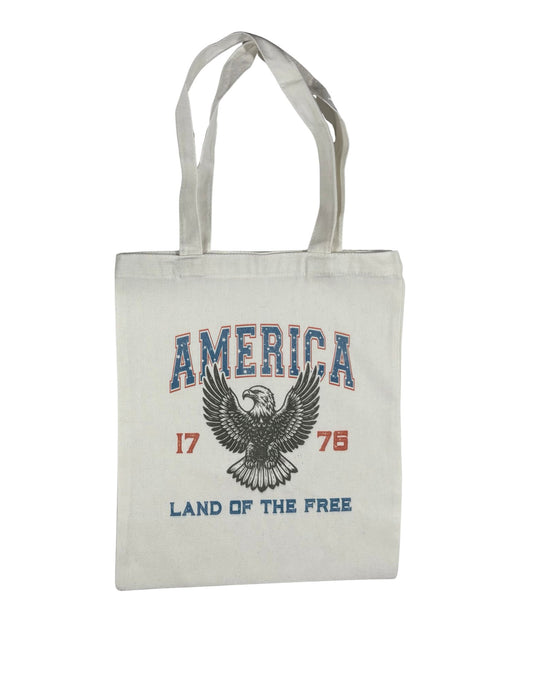 America Land Of The Free Tote Bag
