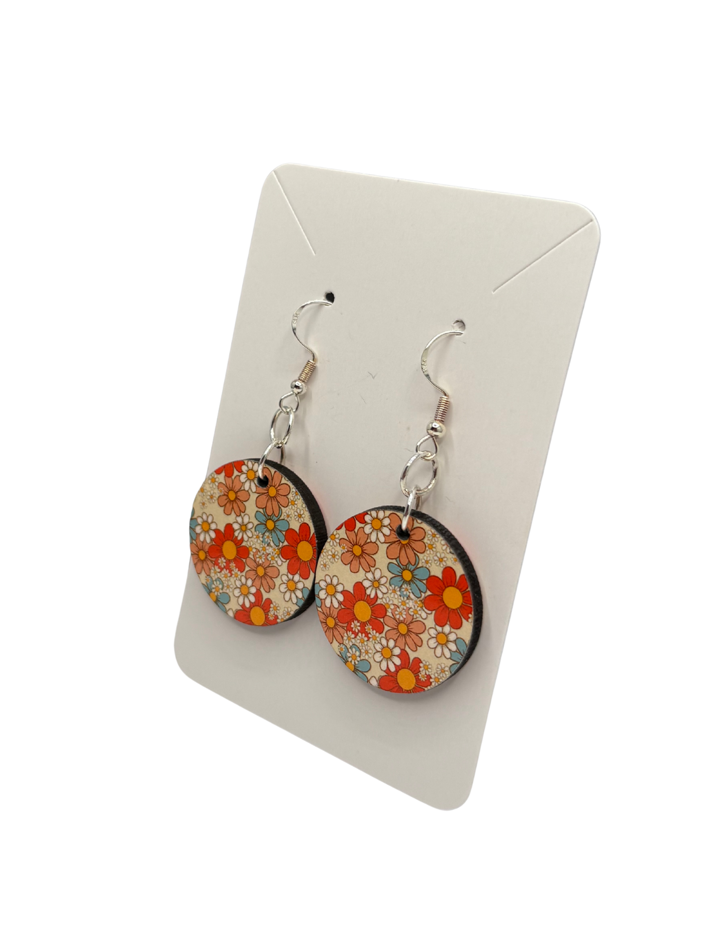 Boho Colorful Circle Earrings