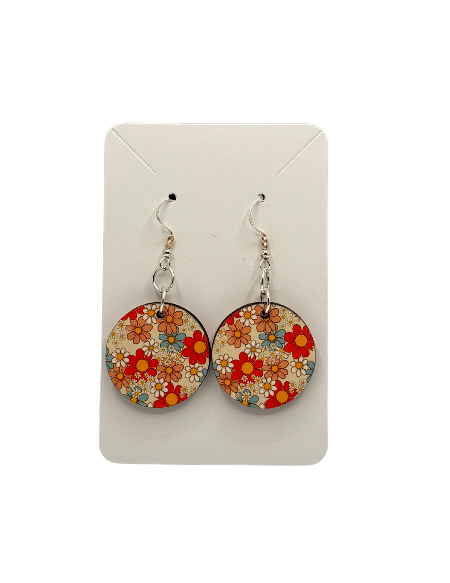 Boho Colorful Circle Earrings