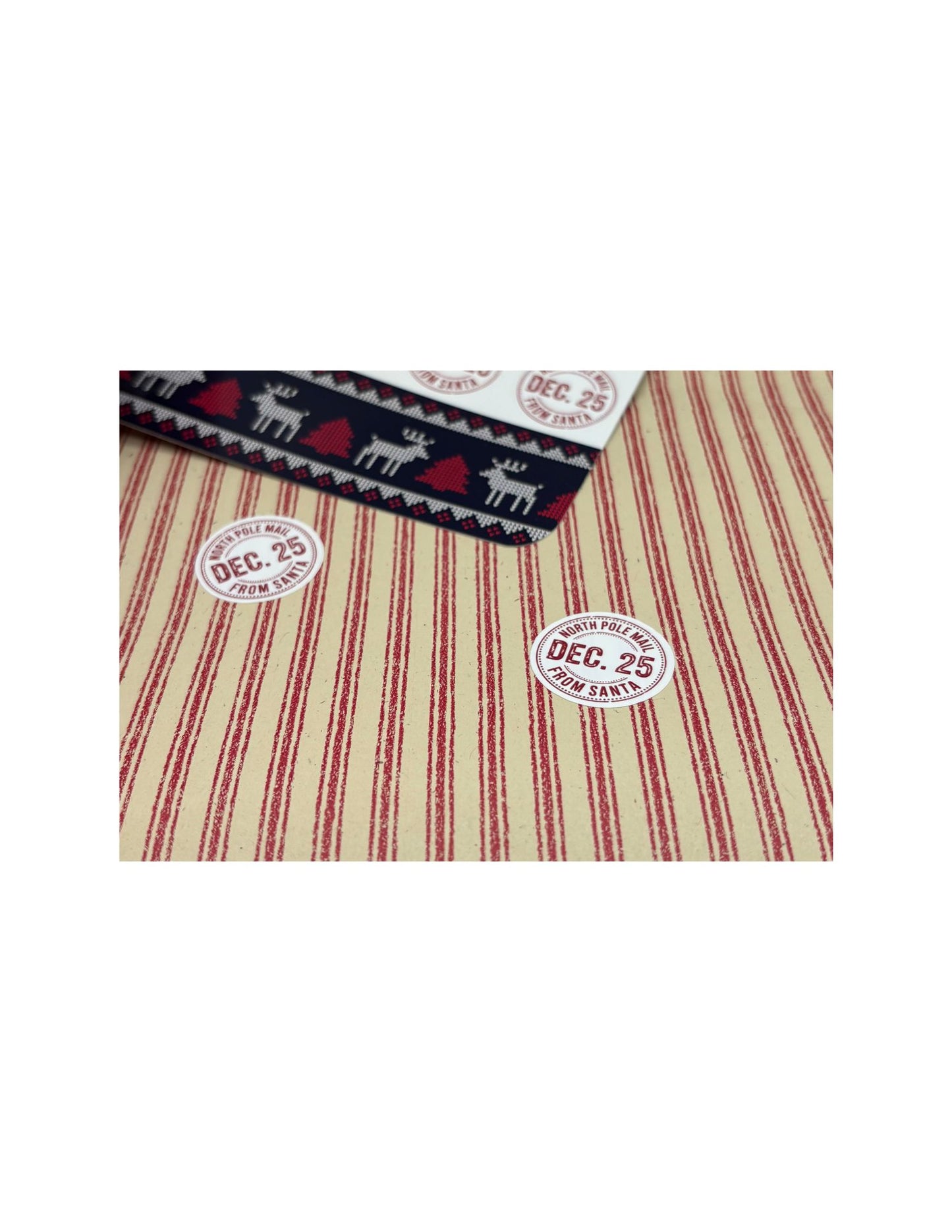 North Pole Mail Christmas Sticker Sheet