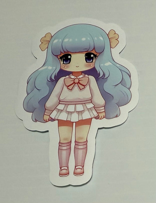 3" Jules Girl Vinyl Sticker (Pack of 2)