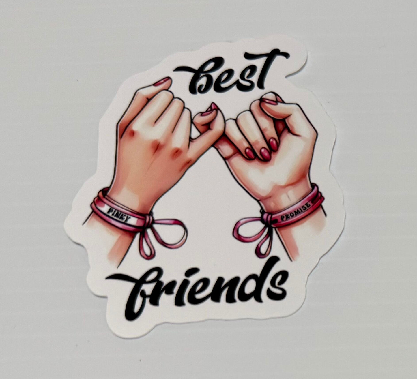 3" Best Friends Vinyl Sticker (Pack of 2)